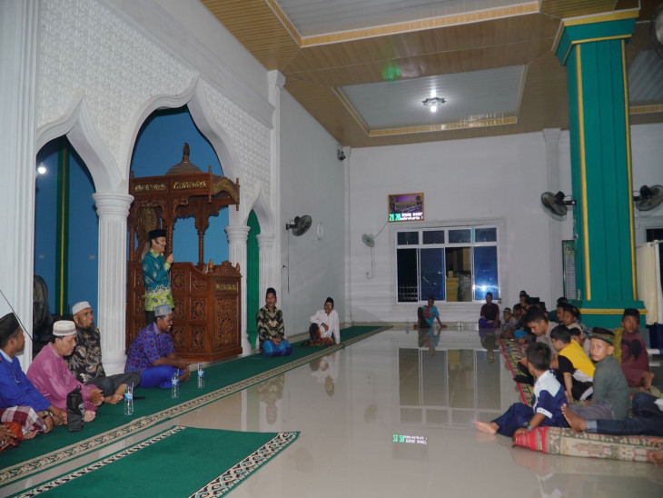 Pj.Bupati Kampar Halal Bi Halal Di Masjid AT – Taqwa Desa Koto Tibun
