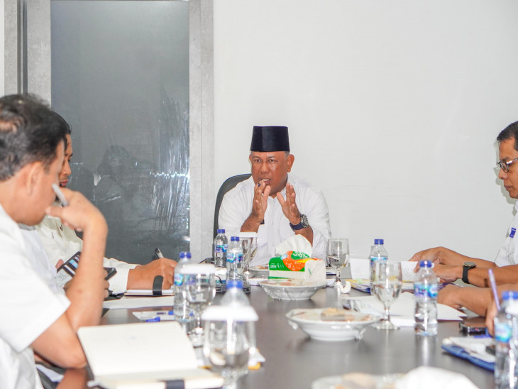 Pj Sekda Kampar Pimpin Rakor dan Pembahasan Rencana Penggunaan Anggaran BTT