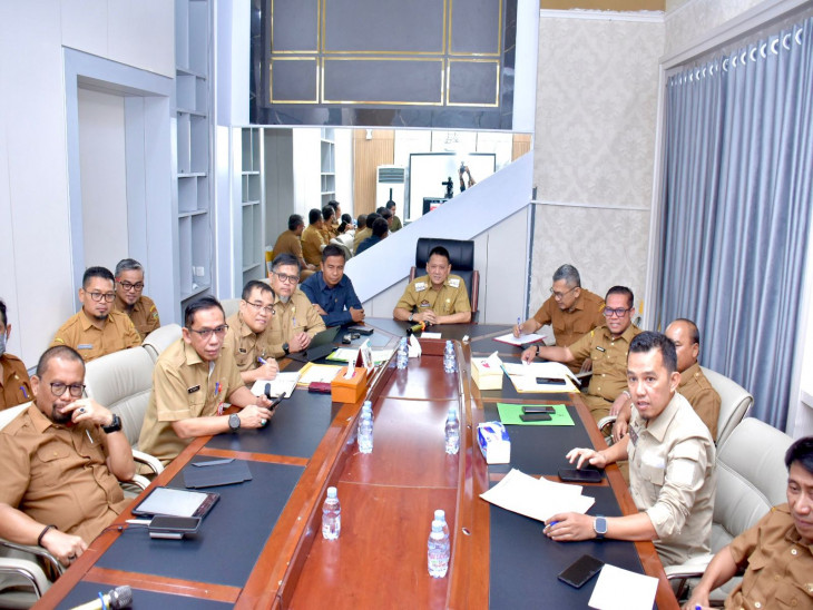 Zoom Meeting Bersama Itjen Kemendagri, Pj Bupati Kampar Komitmen Tingkatkan Kinerja Untuk Masyarakat