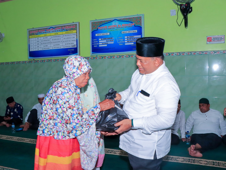 Malam kedelapan Ramadhan, Pj Sekda Kampar Safari Ramadhan di Tapung Makmur