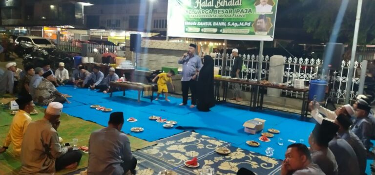 Keluarga Besar IPAJA Halal Bihalal di Kediaman Kompol Purn Sumarno