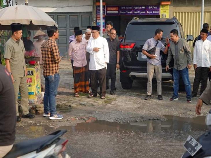Pj. Bupati Kampar : “Insya Allah Sebelun Idul Fitri, Kerusakan Jalan Tuah Karya Selesai
