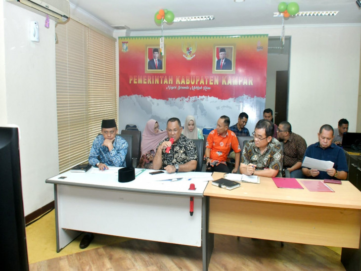 Pemkab Kampar Ikuti Rakor Perkembangan Penyelesaian Aset Bermasalah Tahun 2024 di wilayah Provinsi Riau