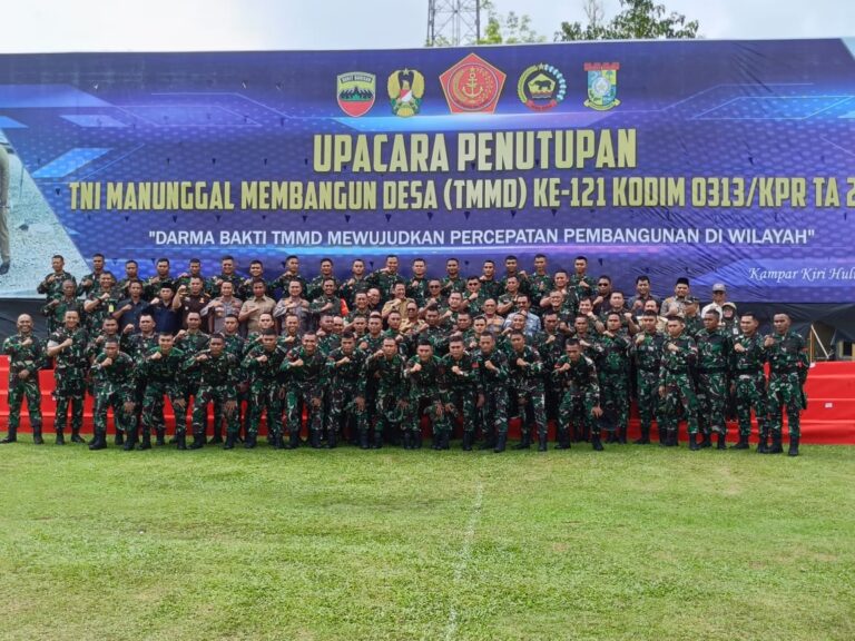 KSAD Tutup TMMD Ke-121 Kodim 0313/KPR