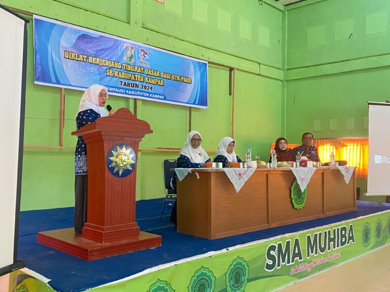 HIMPAUDI Kabupaten Kampar Gelar Diklat Berjenjang Tingkat Dasar Bagi Guru TK PAUD