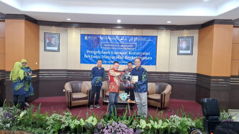BAPPEDA Kampar Bersama PSKK UGM Gelar Seminar dan Workshop Pengelolaan Kawasan Konservasi Berbasis Masyarakat Berkelanjutan