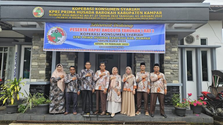Iskandar, SE., ME.Sy Hadiri Rapat Anggota Tahunan KKS KPRI Prima Husada Barokah Kabupaten Kampar