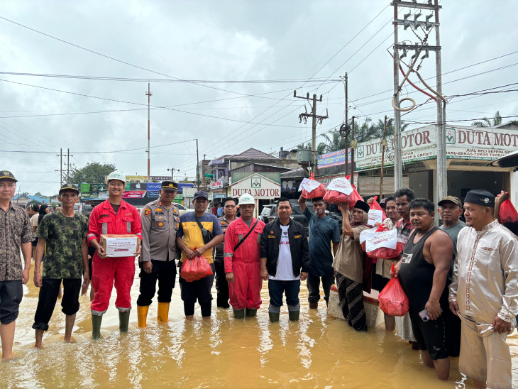 Tingginya Intensitas Hujan, Beberapa desa di Tapung Hulu Terdampak Banjir