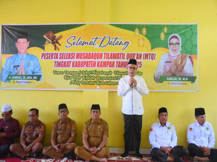 Hari Ketiga Seleksi MTQ Tingkat Kabupaten Kampar 2025, Pansel Sudah Seleksi 53 Peserta Pada 12 Cabang Lomba