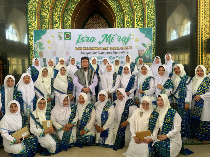 Hadiri Milad PW BKMT Prov. Riau Ke- 27 Dan Milad PD BKMT Kab. Pelalawan Ke-22, BKMT Kampar Konsisten Bersinergi Bersama Kembangkan Ilmu Keislaman