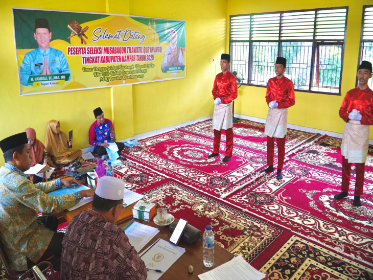 Hari Ketiga Seleksi MTQ Kabupaten Kampar 2025: Cabang Fahmil dan Syarhil Qur’an Tampilkan Persaingan Ketat