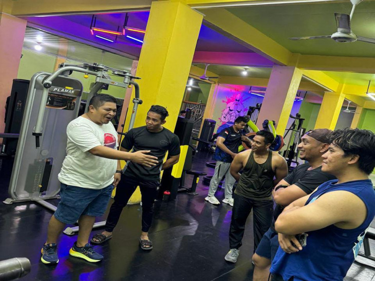 Dalam Rangka Laksanakan Progker, Ketua PBFI Kab. Kampar Lakukan Kunjungan Keberbagai Klub GYM di Kab. Kampar