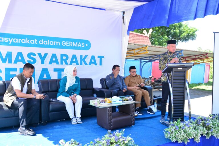 Anggota DPR RI H Sahidin Bersama Kemenkes Sosialisasikan Germas di Bangkinang Kota