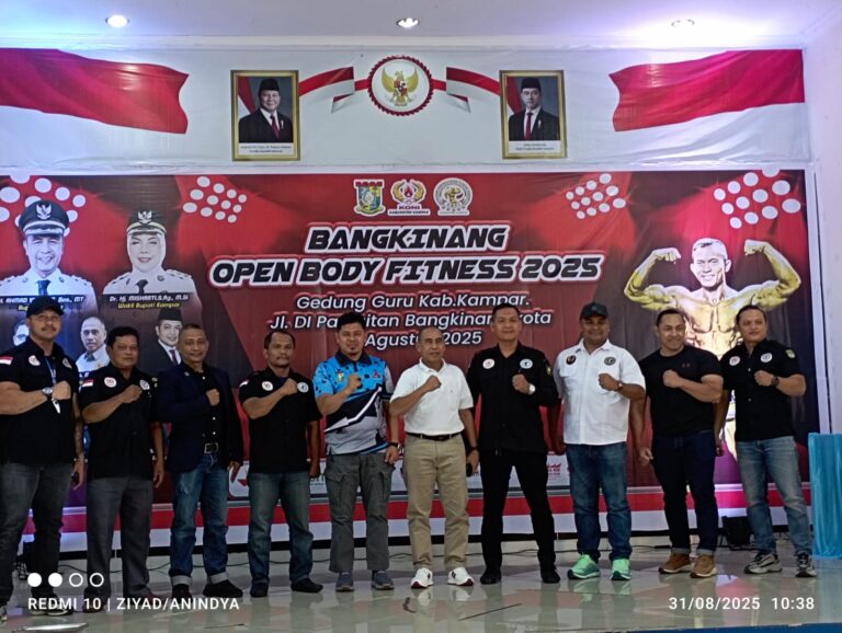 PBFI Kampar Gelar Bangkinang Open Body Fitness 2025, 72 Peserta tampil di 3 kelas Berasal Dari Riau, Sumbar, Kepri dan Sumut
