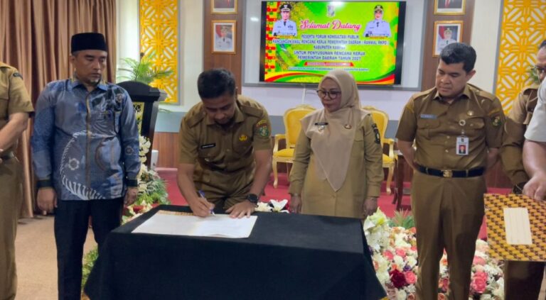 Kampar Rumuskan Prioritas Pembangunan 2027 Melalui FKP Ranwal RKPD