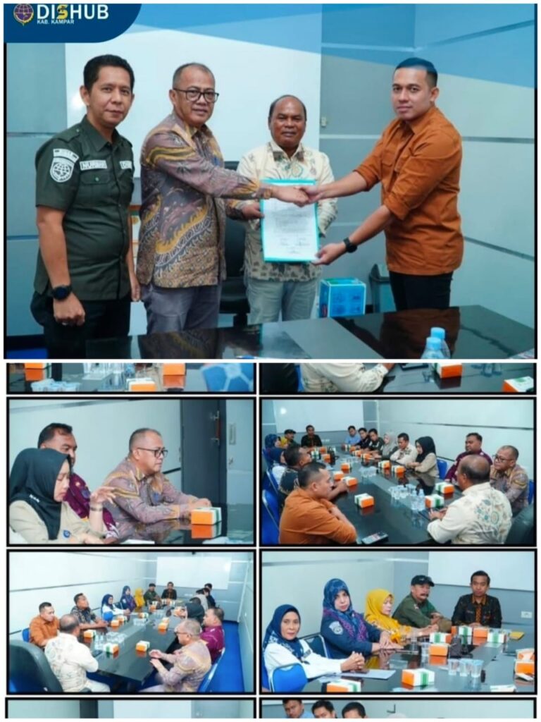 Dishub Kampar Gelar Sertijab, Elfauzan Resmi Jabat Sekretaris