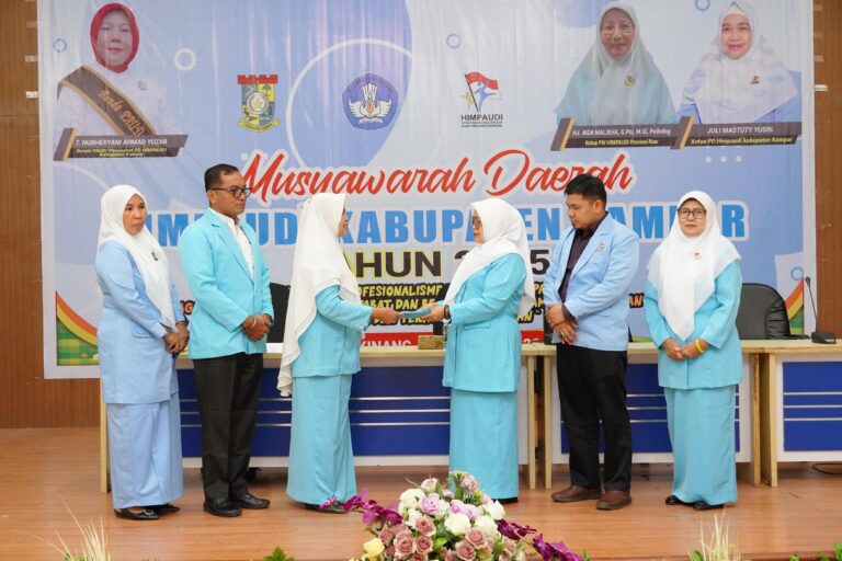 Atni Prawati terpilih secara aklamasi sebagai Ketua Himpaudi Kabupaten Kampar Masa Bakti 2026-2030