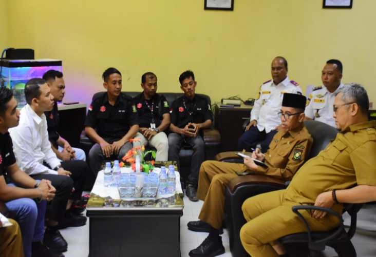 Kepala Dishub Kampar Dampingi Asisten III Audiensi Dengan Pengurus IPDAKK