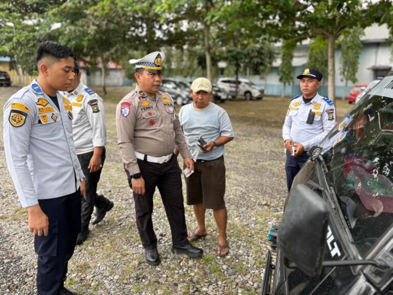 Pastikan Kelayakan Kendaraan, Dishub Kampar Gelar Operasi Ramp Check Gabungan