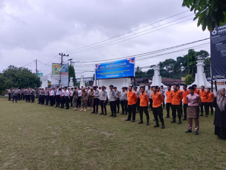 Dishub Kampar Ikuti Apel Gelar Pasukan Operasi Keselamatan Lancang Kuning 2026