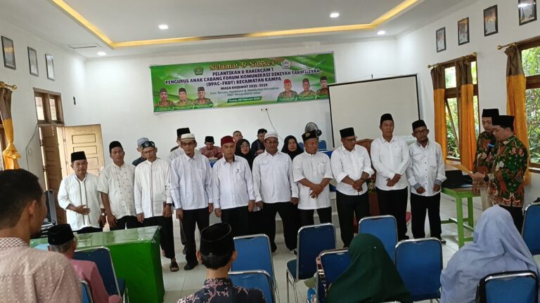 Pengurus DPAC FKDT Kecamatan Kampa Resmi Dilantik, Siap Hidupkan Kembali Kegiatan MDTA