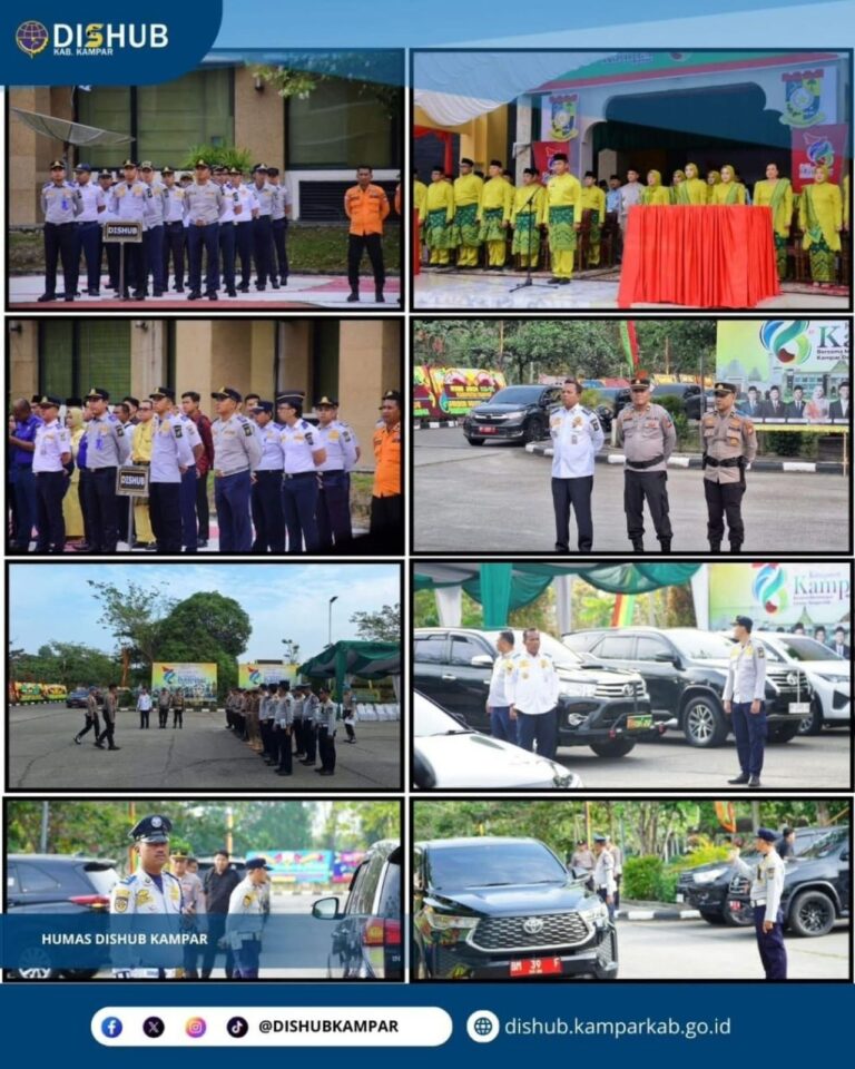 Dishub Kampar Ikuti Upacara Hari Jadi Kabupaten Kampar ke-76