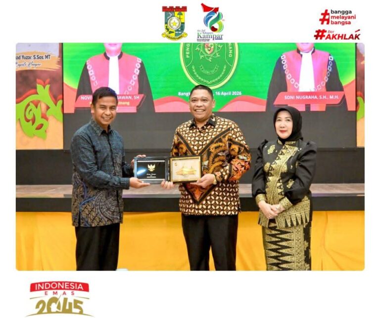 Hadiri Acara Pisah Sambut Ketua PN Bangkinang, Bupati: Terimakasih Atas Pengabdiannya
