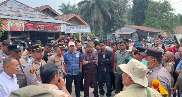 Tuntut Hak Masyarakat, Ratusan Warga Sei Jernih Gelar Aksi Damai ke PT Agrinas